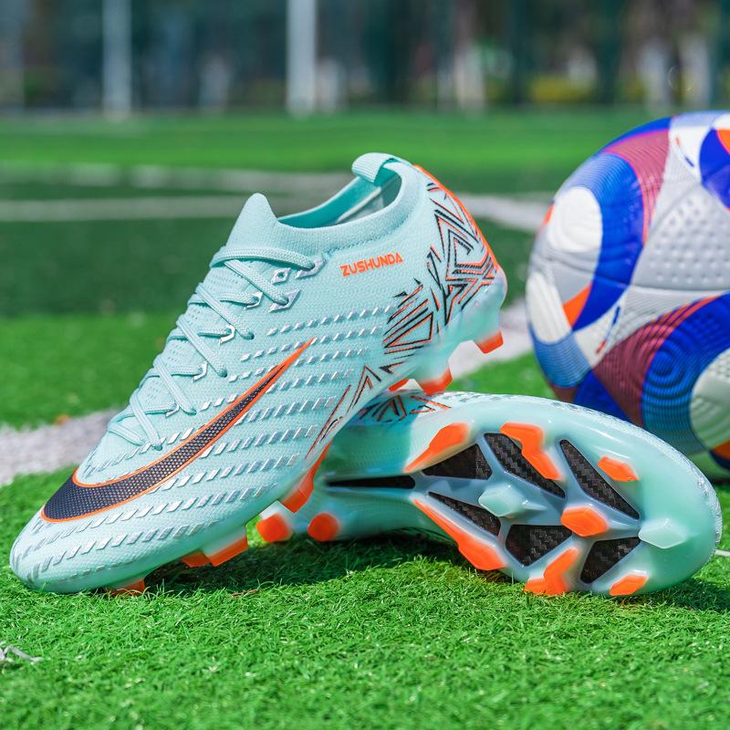 Hot Soccer Shoes Teenagers Teenagers Breaking Nails Spikes Match Professional Training Real Lawn Soccer Shoes