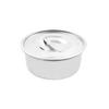 Stainless Steel Steamed Egg and Custard Bowl with Lid – High Temperature Resistant for Baby and Home