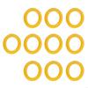 10 Pcs Sewing Machine Bobbin Winder Rubber Rings Outer Diameter 4cm/1.57in Frictions Wheel Replacement Accessories A0KF