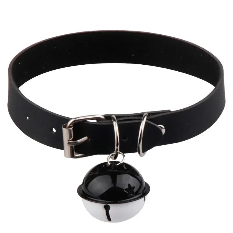 Bdsm Sex Collar Bondage Collana Schiavo Guinzaglio Catena d'Acciaio Rivetto Choker Catena per Cani Punire Collari al Collo Giocattoli Sessuali per Donna Uomo