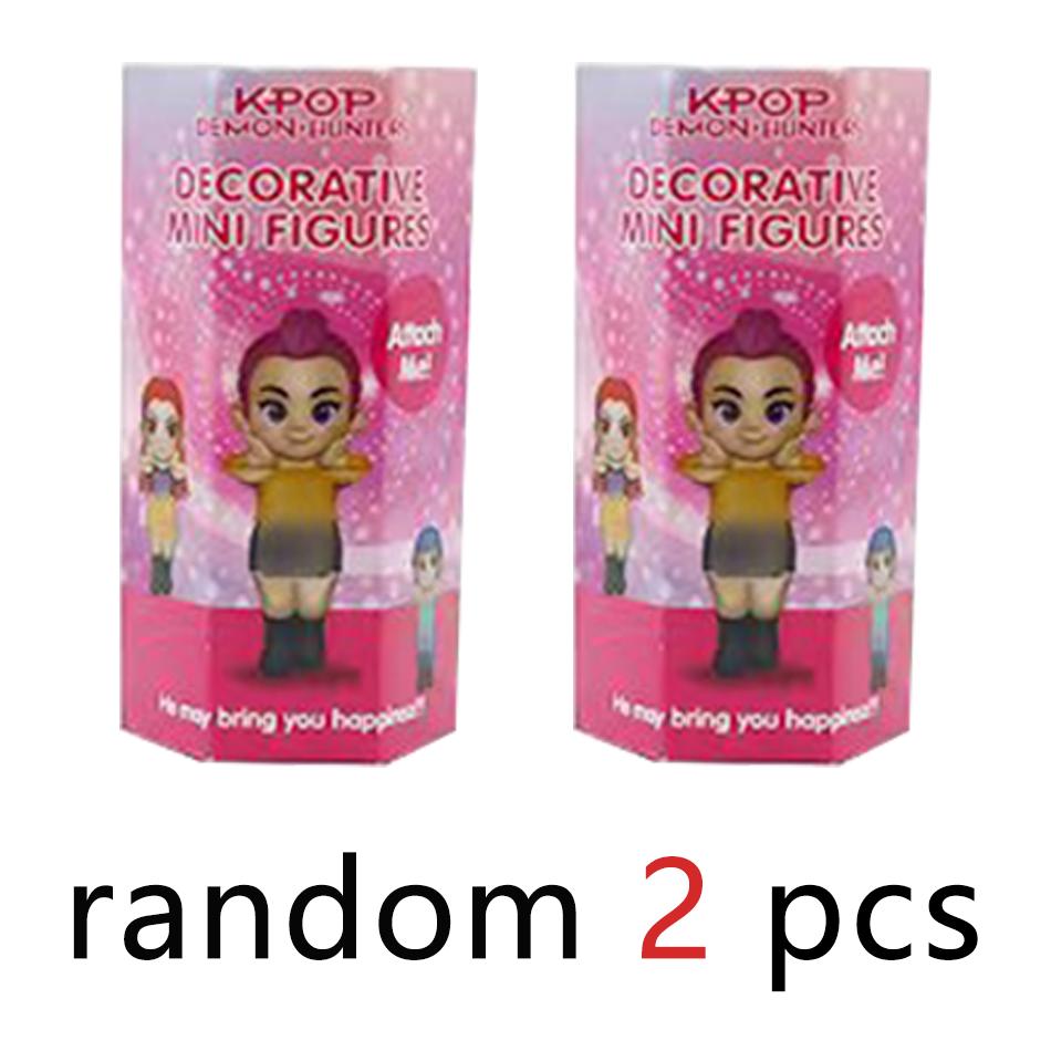 New Kpop Demon Hunters Sonn Angel Series Box Rumi Zoey Mira Rumi Figure Monster Hunt Girl Group Toy Phone Decoration Fans Gift