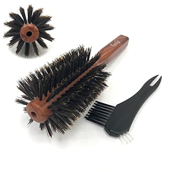 Vess Professional Roll Made In 60mm 14 Lines Brush EXC2B Hairdresser's Brush, Japan, Diameter, (Includes Cleaner)
