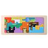 Transportation Kids Animal Puzzle Board For Shape Matching Early Education Play