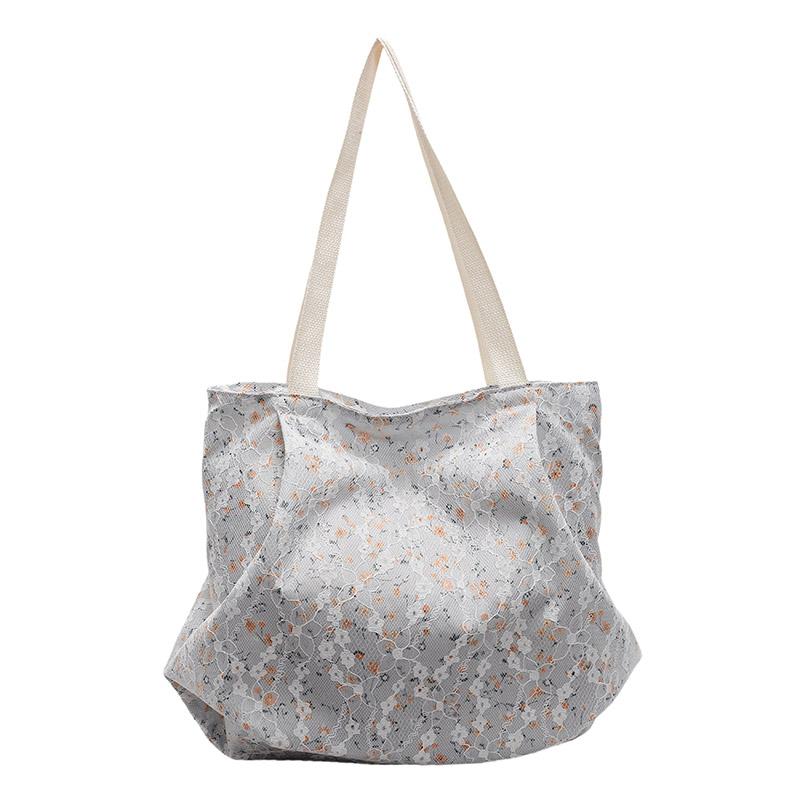 Women Tote Bag Floral Print Large Capacity Shoulder Bag