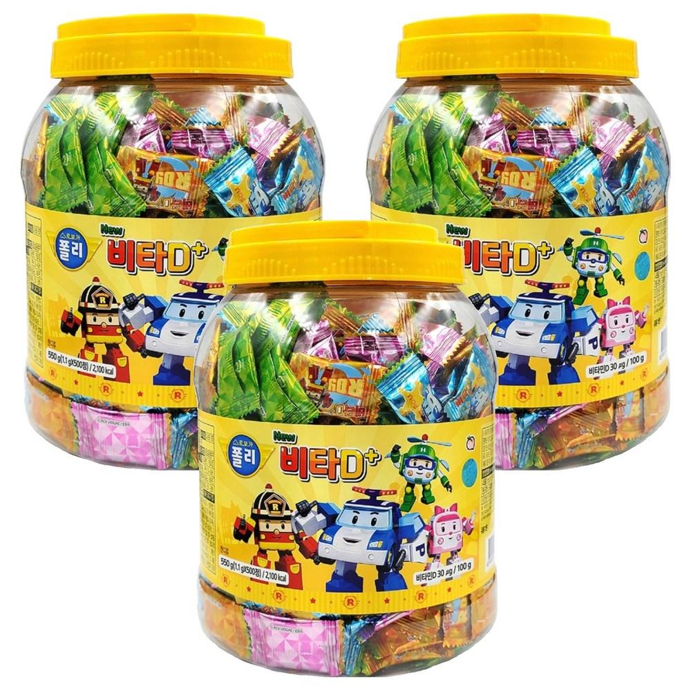 Robocar Poli Vita D+ 500 Tablets 3 pcs