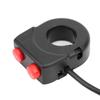 Universal Motorcycle Handlebar Headlight Switch Fog Light On Off Lamp Control Button 22mm Hole