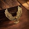 Vintage Eagle Metal Brooch Badge Accessory