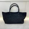 New Cowhide Leather Suede Woven Women's Bag Tote Bag Vegetable Basket Portable Shoulder Bag Large Capacity Women's Bag