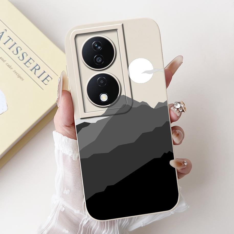 

For Honor X7b Case Honor X7b 5G Cover 2024 Fashion Painted Soft Silicone Funda For HonorX7b Coque CLK-LX1 CLK-LX2 Play 8T Bumper Honor X7b