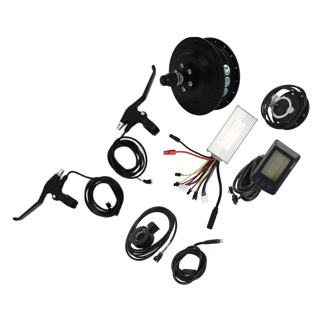 Electric Bike Conversion Kit 48V 500W Rear Drive Hub Motor M3 Display Meter Wheel Kit for Mountain Bikes