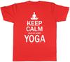 Keep Calm And Do Some Yoga Unisexs Unisexs Unisex Tee TShirt
