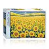 Yellow Sunflower Field Jigsaw Puzzle Flower Scenery 500 Pieces, Popular Korean Puzzle