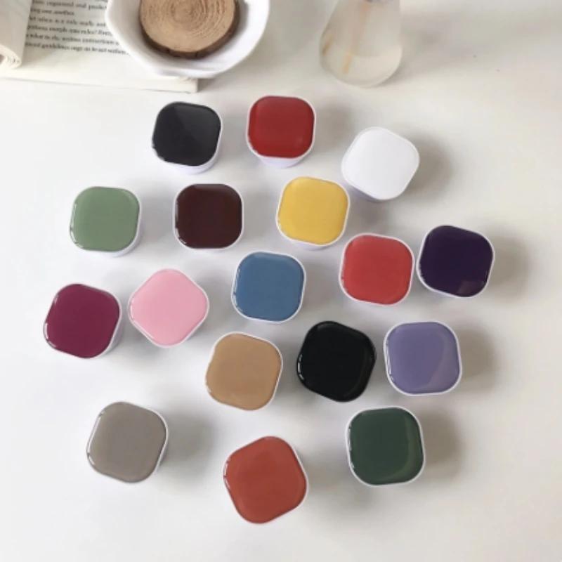 Cute Square Pop Socket Phone Grip - 360° Rotatable Finger Ring Stand Sticker