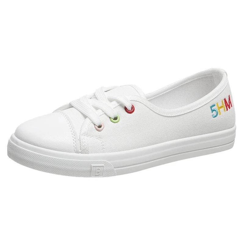 2024 Summer Canvas Shoes Women Sneakers Fashion New Shoes for Women Flat Off White Shoes Tenis zapatos de mujer