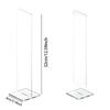 Detachable Memo Message Board Acrylic Desktop Reminder Board Sticky Note Holder Stand  Home Office