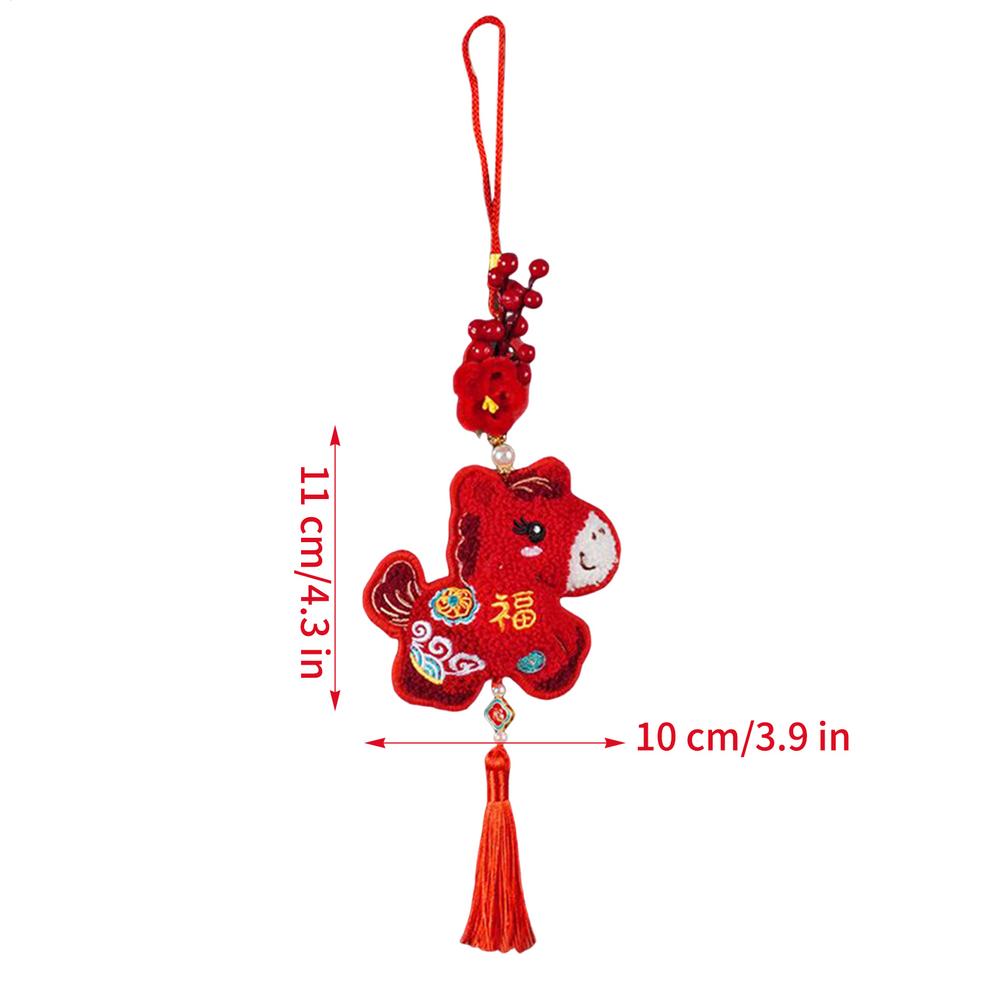 

Year of The Horse Decorations Fortune Cartoon Ornaments Chinese New Year Decorations for Spring Festival Home Party Door Window