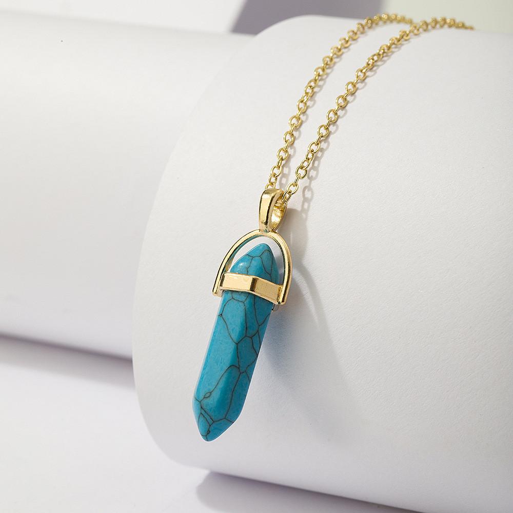 Style Geometric Unique Multicolored Pendant Necklace Ideal For Weddings And Occasions Special