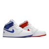 Air Jordan 1 Mid Grade School '85' (Unisex) White / Multi-Color / Chile Red Kids' Basketball Shoes DH0200 100