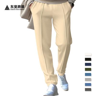 2025 New Pants Men's Spring and Summer Loose Straight Sports Casual Trousers American Oversize Trousers