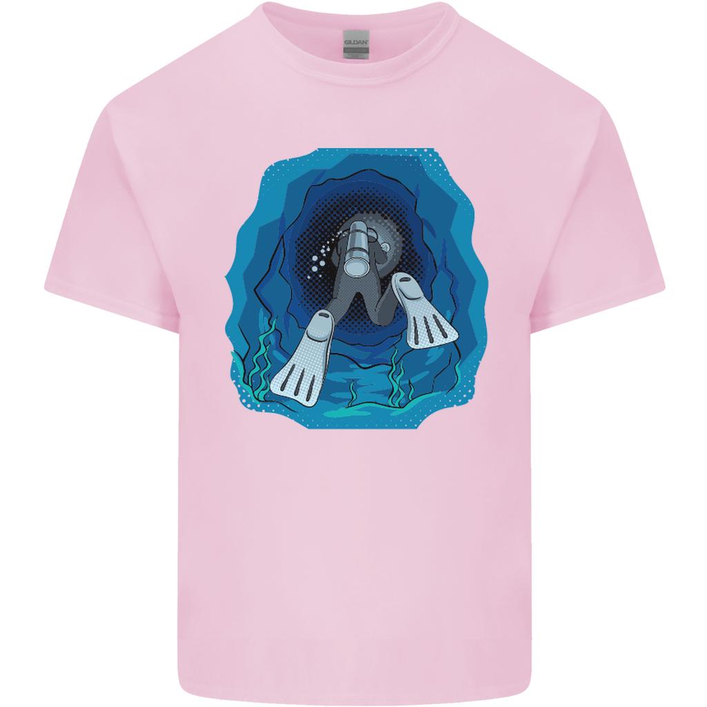 3D Scuba Diver Diving Unisexs Light Cotton TShirt