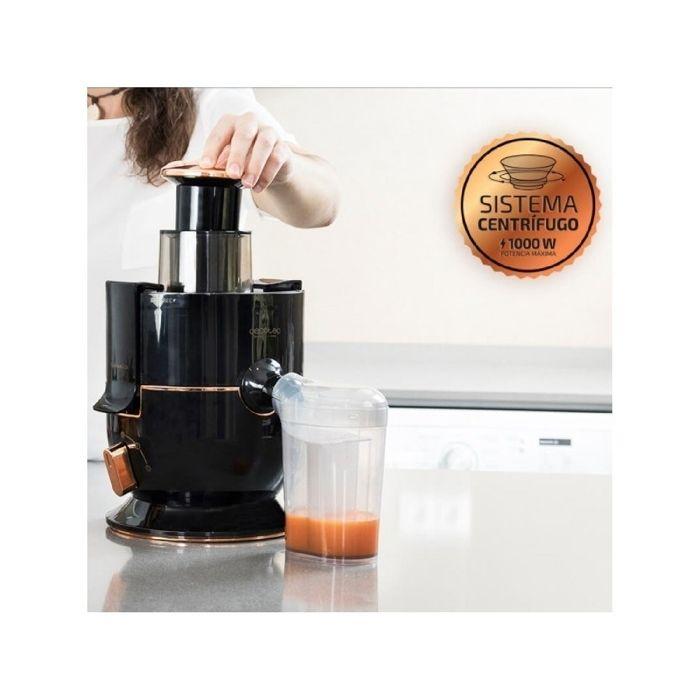Cecotec, Centrifugeuse orbitale pour extraire le jus des fruits et des légumes, StrongTitanium, Rpm 19000, 650 W de Puissance, Disqu