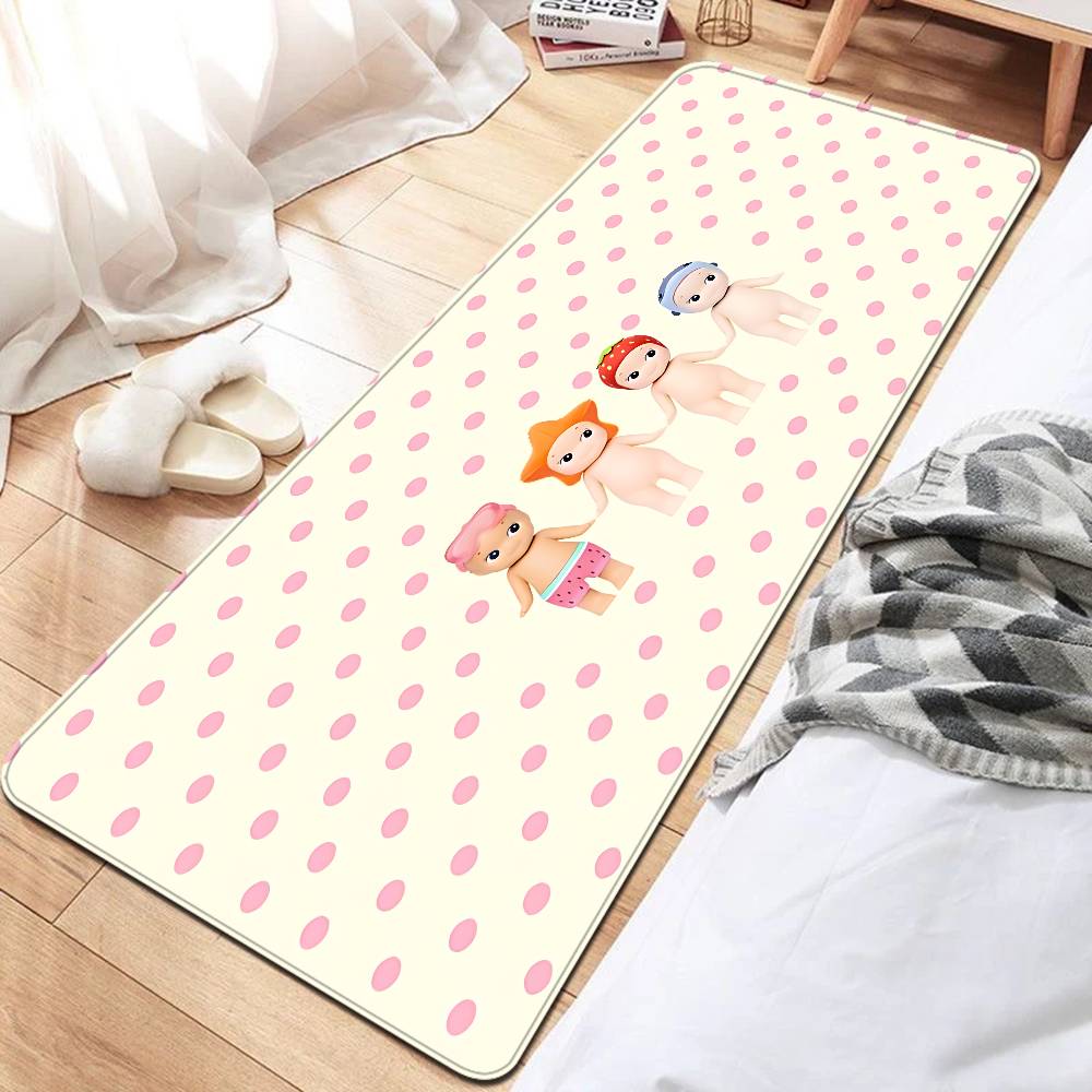 

S-sonny Angel Floor Carpet Nordic Style Home Doormat Bathroom-Toilet Mats Bedroom Hotel Decor Mat 50x80cm