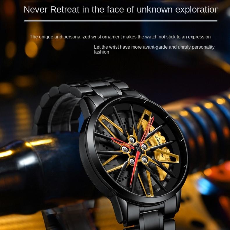 Ceas cu butuc rotativ modificat SVJ Ceas tridimensional Hollow Gini pentru bărbați Ceas cu cuarț