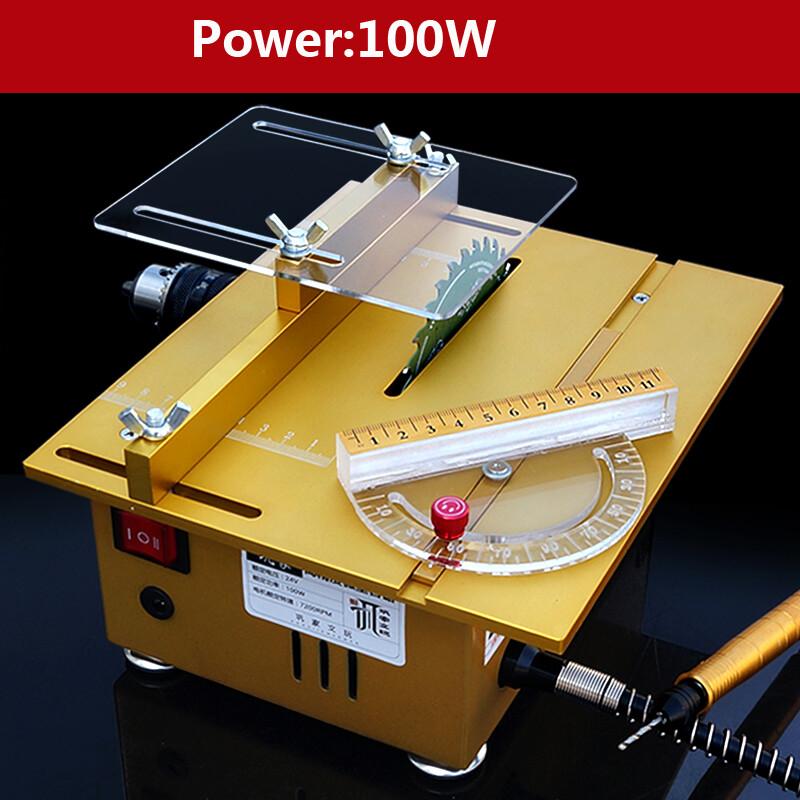 Electric Table Saw Polisher Machine Mini Grinder Lathe Cutter Multifunctional