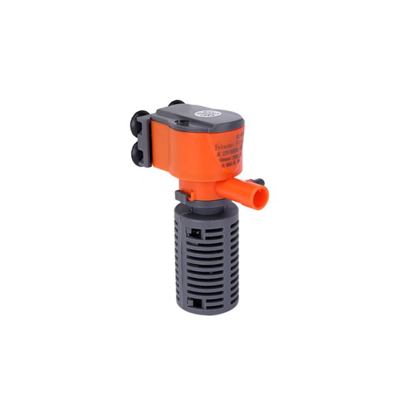 hot! 3-in-1 Mini Filter Built-in Air Pump Filter Oxygen Supply Fish Tank Aquarium Accessories