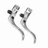 1pair Aluminum Alloy 24mm Mountain Bike Disc Brake Bar Handle   Cycling Accessory (Black)