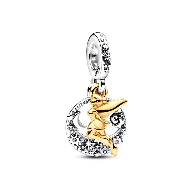 

Сніжинка Мінні Колірна Льодяникова Підвіска Шарм Намистини Підходить для 3 мм Браслетів Намисто Для Жінок Розкішне DIY Виготовлення Ювелірних Виробів Подарунок