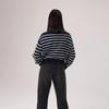 Levis Relaxed Comfortable Versatile Striped Knit Sweater Women tops A8728-0028