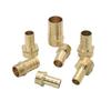 14/16/19/25mm Brass Hose Connector 1/2 3/4" Male Thread Tube Barb Fitting Copper Water Oil and Air Pipe Coupler