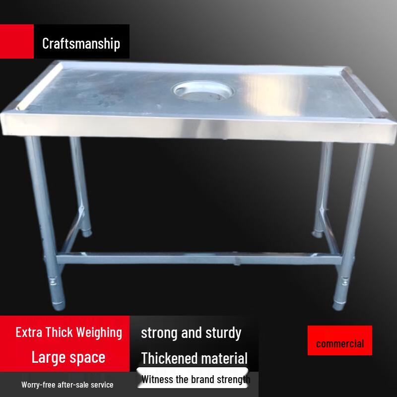 

Stainless Steel Kitchen Waste Collection Workbench