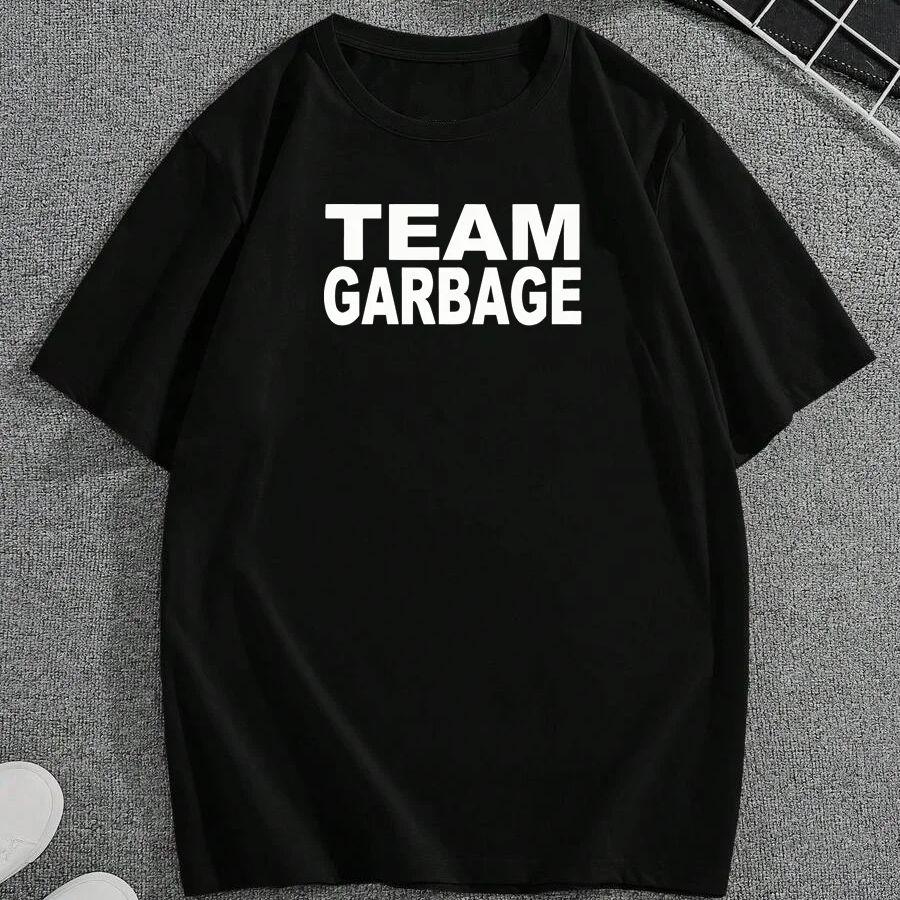 

Футболка из хлопка с короткими рукавами и графическим лозунгом Трампа XXXXXL чёрный