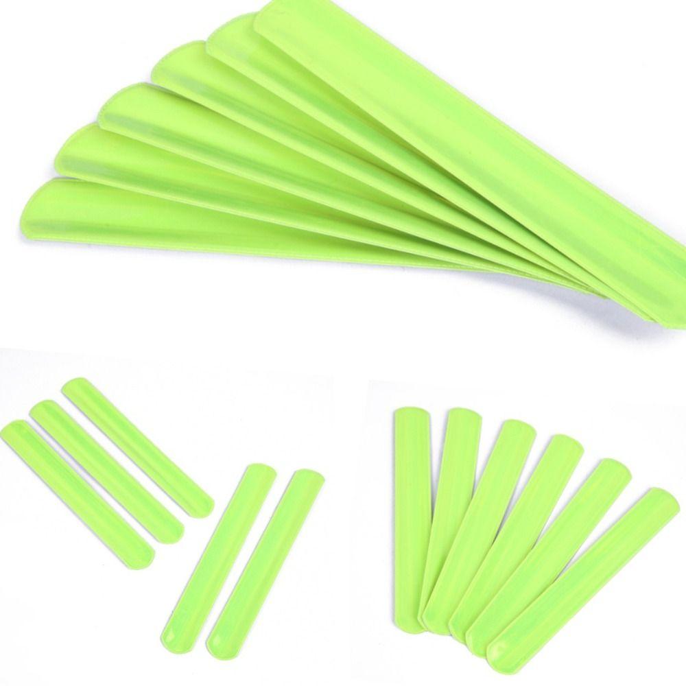 20Pcs Warning Reflective Safety Wrist Strap 22/30cm Reflective Snap Ring  Children's Toy