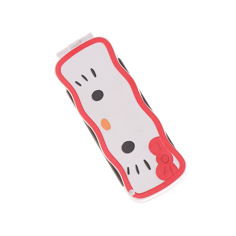 Mini Hair Brush Folding Massage Comb Head Massage Anti-Static Portable Travel Hair Brush Girl Hair Combs With Mirror