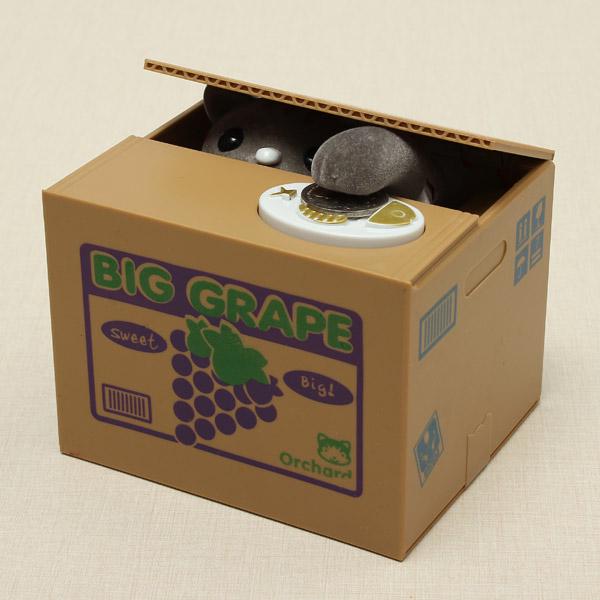 Automated Cute Cat Steal Coin Itazura Piggy Bank Stealing Money Saving Box Gifts Automated Cute Cat Steal Coin Itazura Piggy Bank Stealing Money Saving Box Gifts