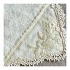 Vivienne Hand Towel 30x30cm Ivory Cotton Bijou Series Lace Embroidery