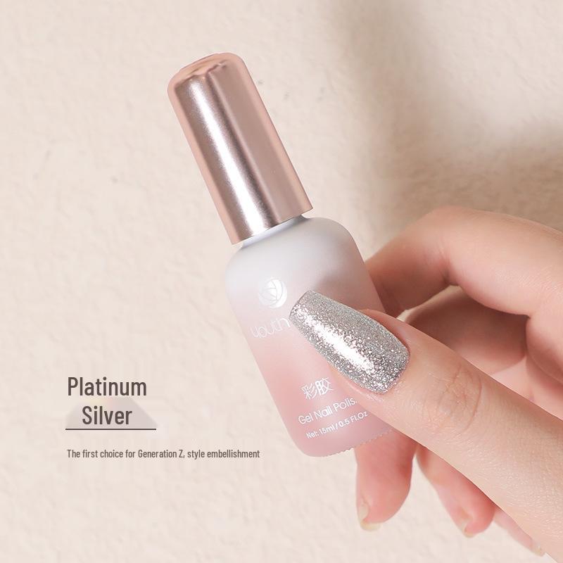 Yanrui Nail Strengthening & Matte Gel Polish Set for Rhinestones - Base & Top Coat Combo.