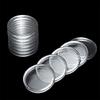 60pcs 40mm Coin Preservation Box Round Dustproof Transparent Coin Capsules Plastic Commemorative Medals Holder Case