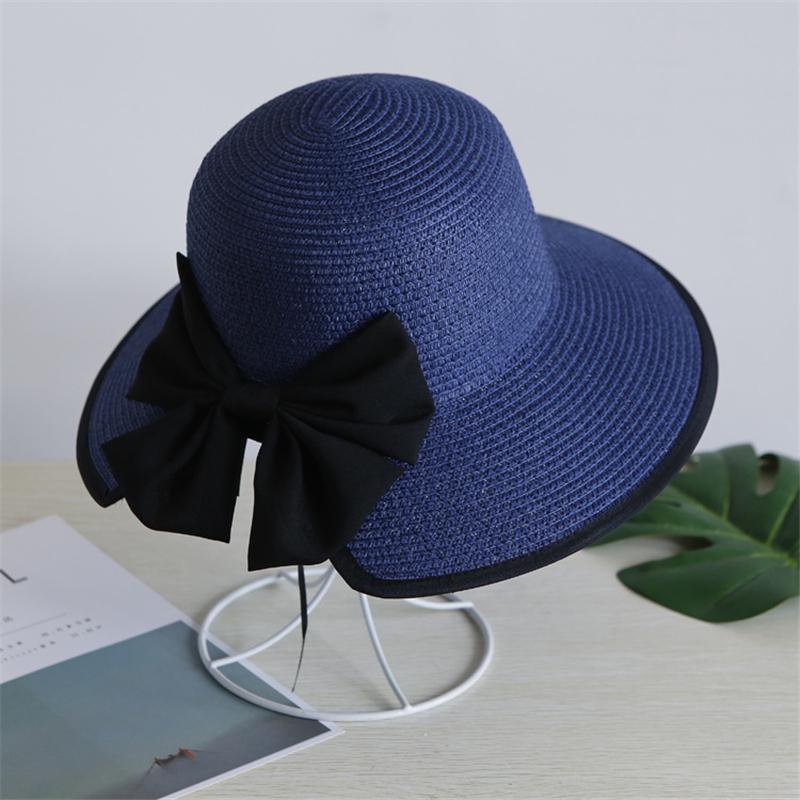 Fashion Sun Hat Big Wide Brim Beach Hat Handmade Straw Cap Girls Sun Hat Summer Hats Women Chapeu