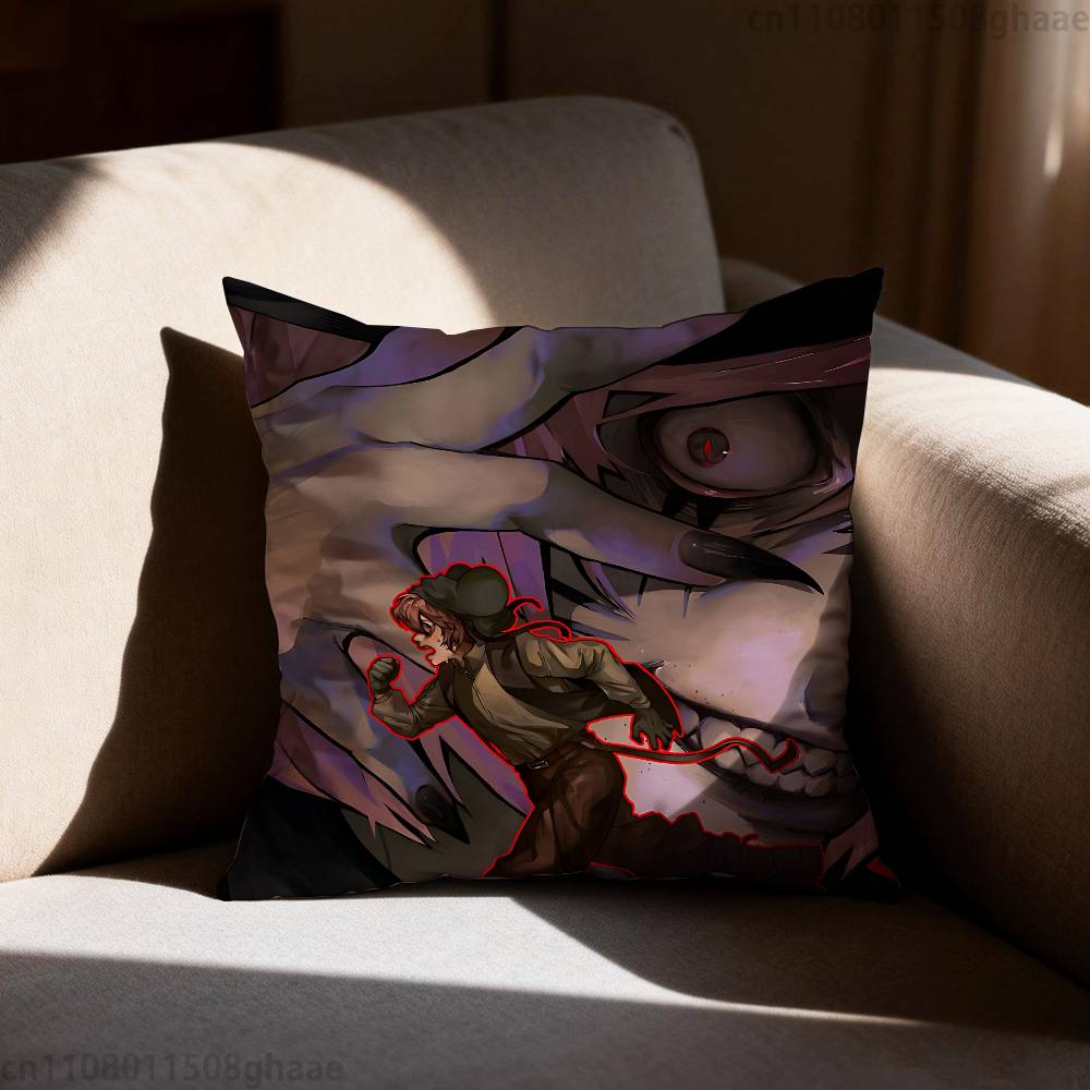 RRanfren Anime Pillow Case Pillow Case Living Room Sofa Cushion Cover Suitable For Home Bedroom Room Decoration