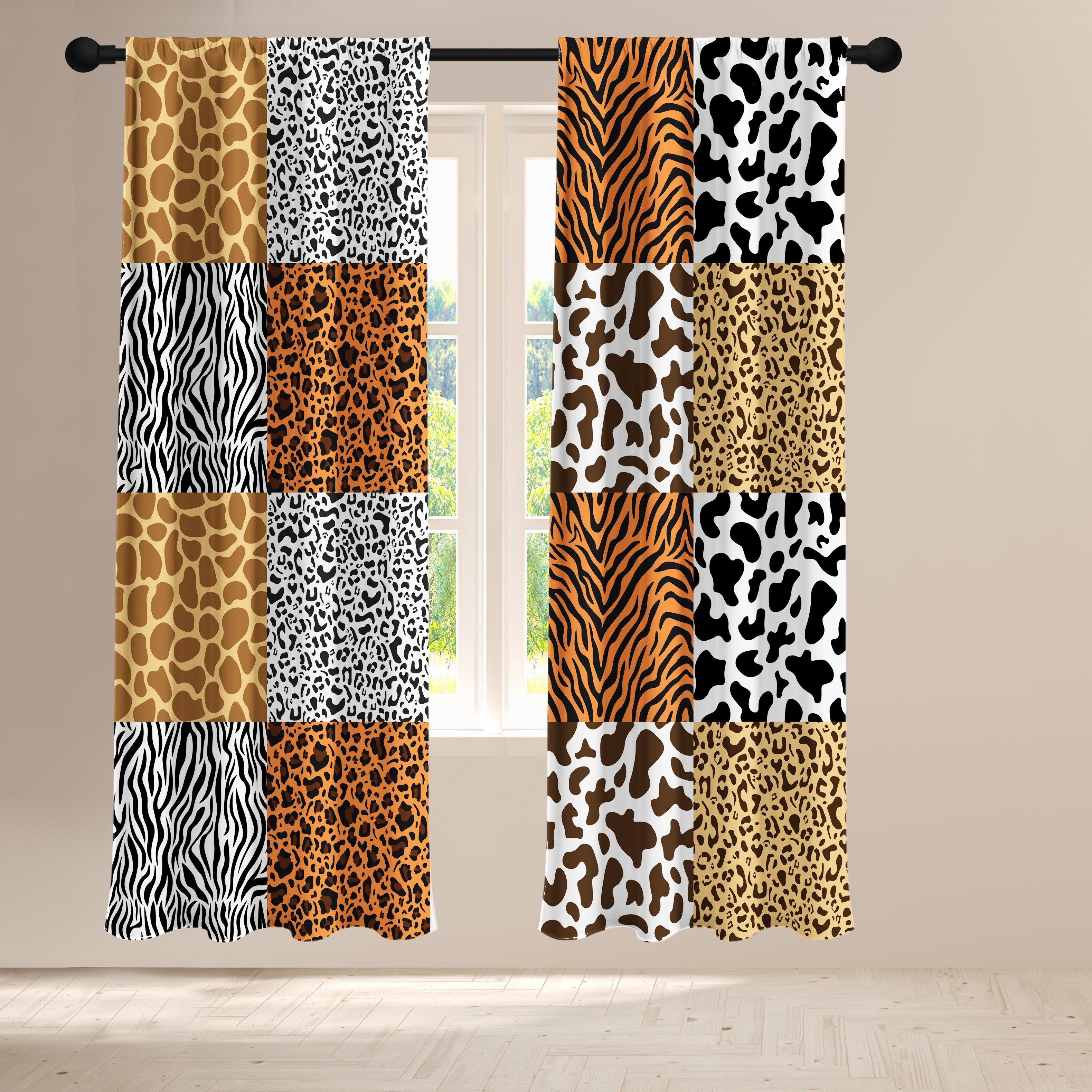

2 шт. Любовь Сердце Леопардовый Зебра Принт Серия Высокой четкости Цифровая печать Штора Домашний декор Гостиная Спальня Карман для штанги 100W130H(CM)40x51in&Rod Pocket