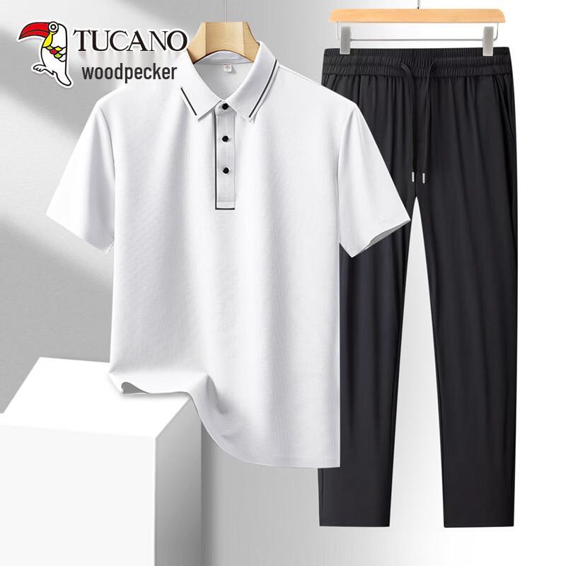 TUCANO Men s Casual Summer Two-Piece Sportswear Set 2XL