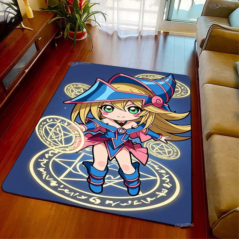 Dark Magician Carpet for Living Room Bedroom Rug Door Kitchen Kid Unslip Floor Mats Birthday gift photography props Alfombra Rug