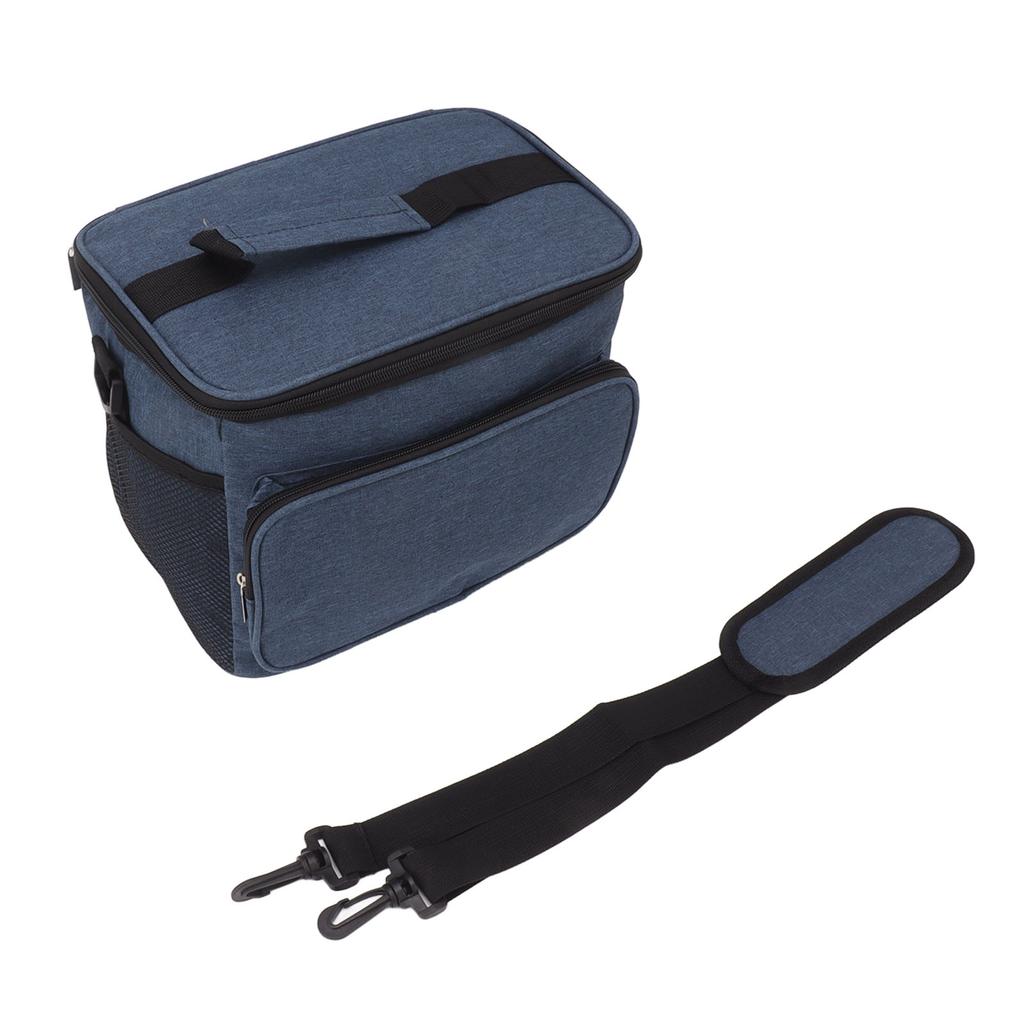 Lunch Bag 10L Collapsible Adjustable Strap Leakproof Portable Handle Insulated Lunch Bag for