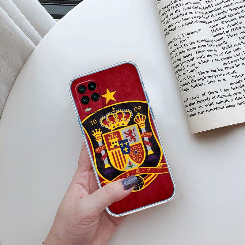 Spain Flag Transparent Phone Case for Motorola Moto E22I E22S E22 E32 E40 E7 E7I G Plus Power Play Stylus G22 G14