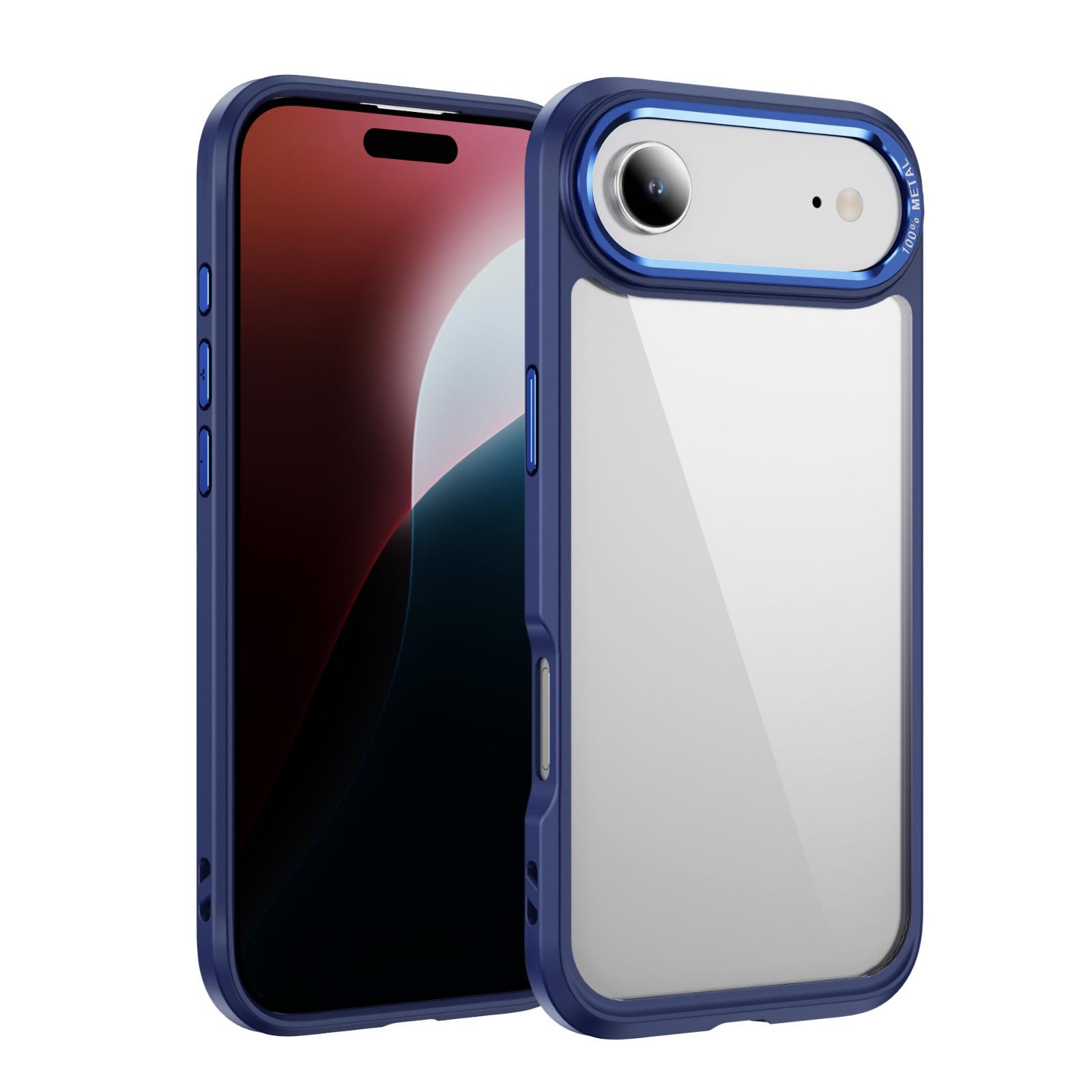 

New High-transparent Mobile Phone Case for IPhone13pro Two-in-one Transparent Shell 2.0mm Thick Mobile Phone Case for Apple 17 For iPhone 17 Air