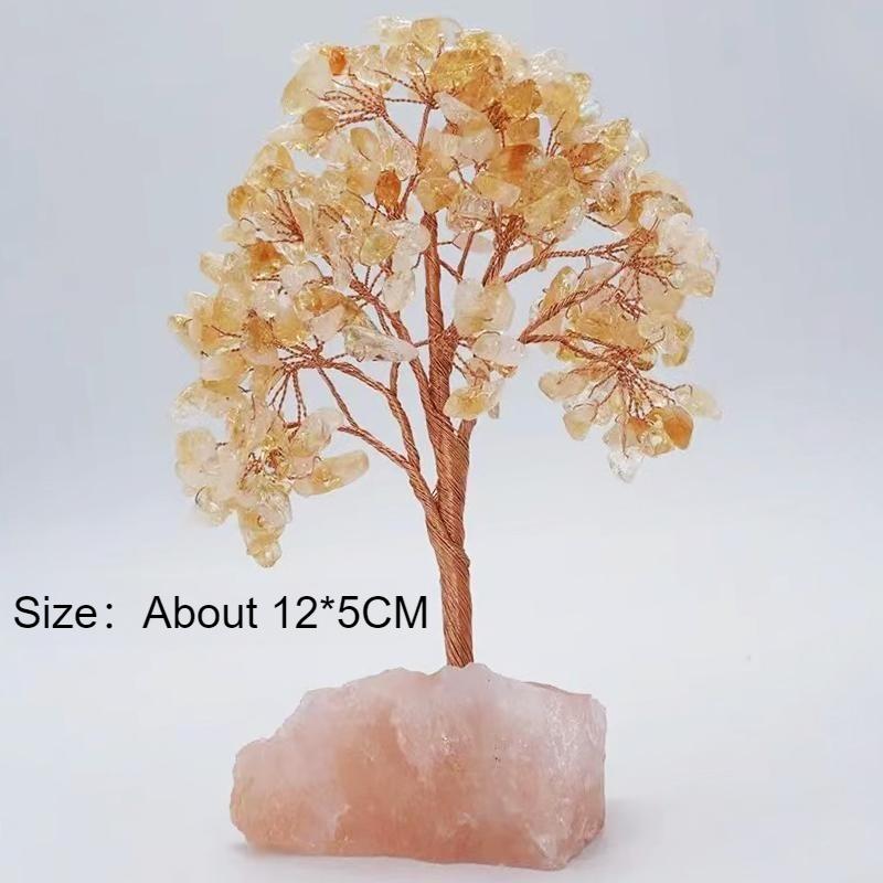 Crystal Money Tree Ornaments Modern Miniature Aesthetic Art Ornament Creative Accessories Home Bedroom Office Desk Decorations